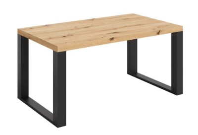Ława / stolik kawowy 105 x 60 cm dąb artisan + czarny MONA 2