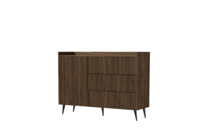 Komoda 126 cm orzech Ademo 4