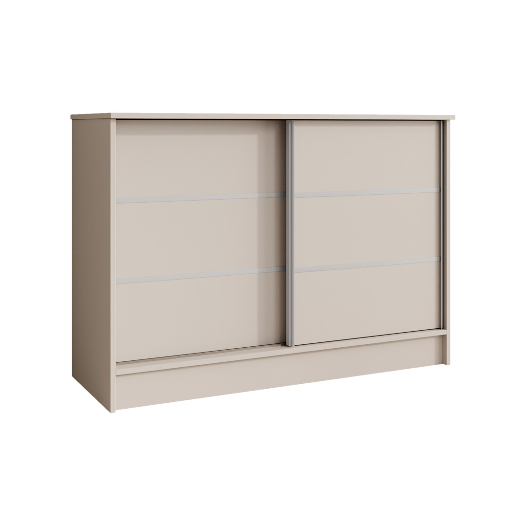 Komoda przesuwna ze szprosami 121 cm kaszmir K120